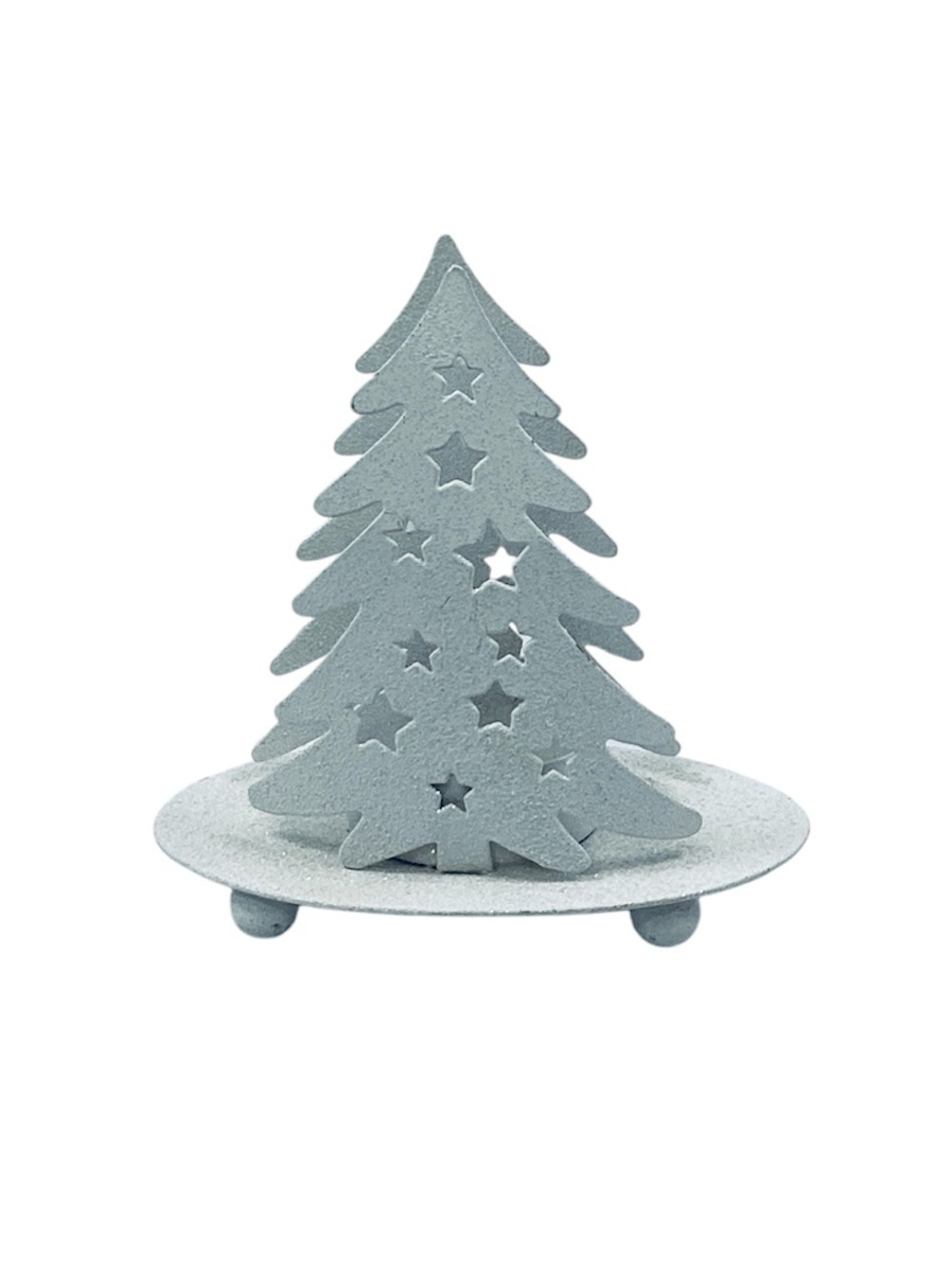 🐷 FREE with any purchase ⭐️ White Christmas Tree Candle Holder